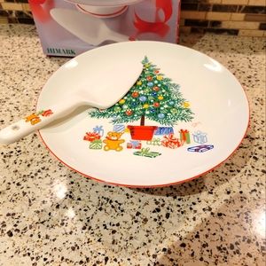 Holidays Cake Stand and Server